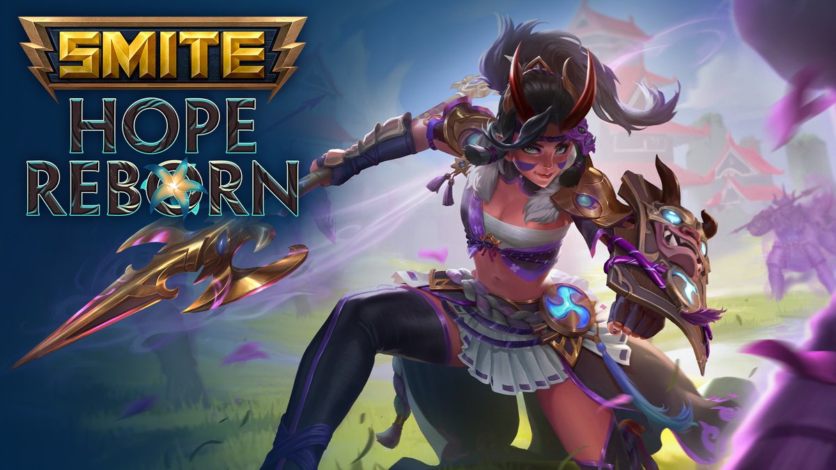 SMITEGame's tweet photo. Who's ready to take a look at some incredible art from the Light Weaver Update?!

Let's kick things off with the new skins coming in the second chapter of our Hope Reborn Event!

⚡ Oni Adventurer Athena
⚡ Spectral Shifter The Morrigan
⚡ Mischief Maker Charybdis
⚡ Meowi Maui https://t.co/mD8vyAHiKX