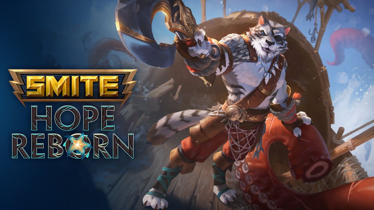 SMITEGame's tweet photo. Who's ready to take a look at some incredible art from the Light Weaver Update?!

Let's kick things off with the new skins coming in the second chapter of our Hope Reborn Event!

⚡ Oni Adventurer Athena
⚡ Spectral Shifter The Morrigan
⚡ Mischief Maker Charybdis
⚡ Meowi Maui https://t.co/mD8vyAHiKX