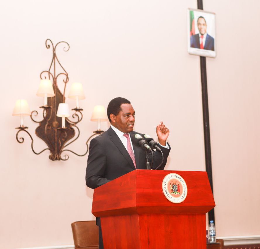 HHichilema's tweet photo. Urged #LAZ to adapt to the global order &amp; address new challenges like migration, global warming &amp; terrorism, among others. #LAZ should explore ways to mitigate these while protecting our people's civil liberties, even in hostile environments. #LAZat50 #Justice #Honour #Integrity https://t.co/B0iPBZjw3l