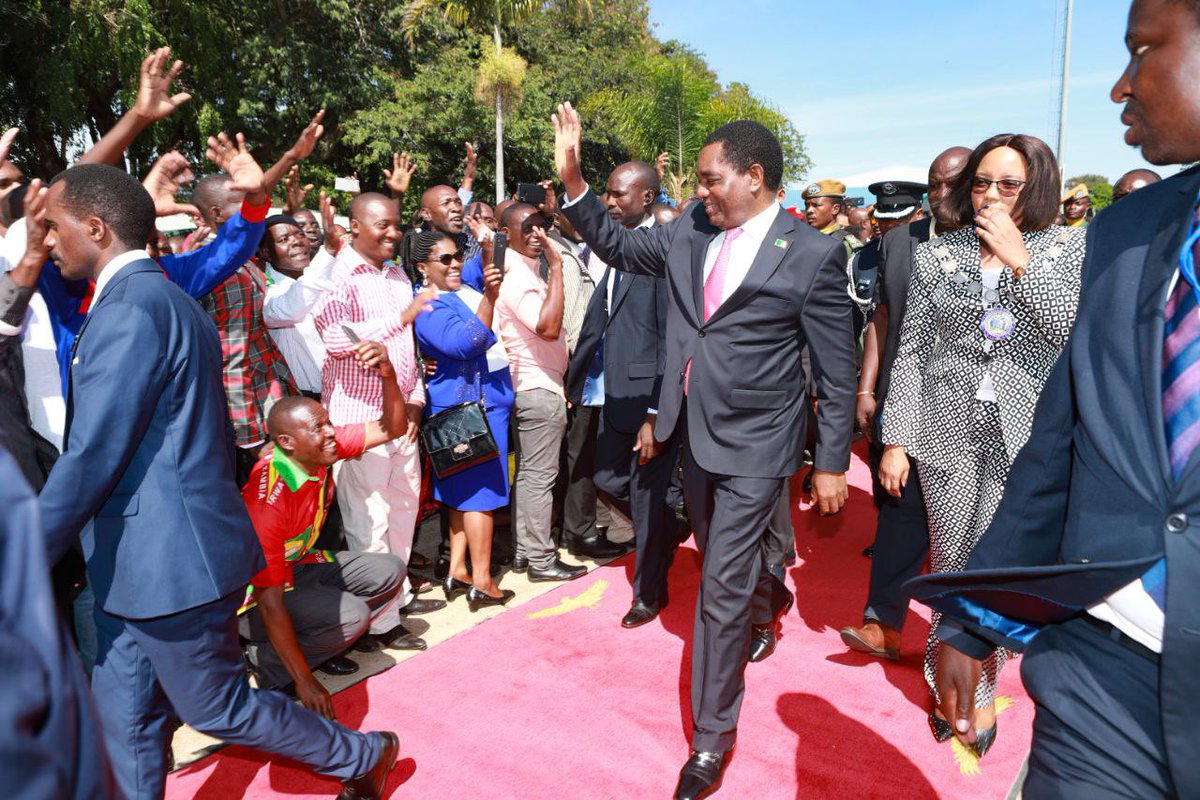 HHichilema's tweet photo. Urged #LAZ to adapt to the global order &amp; address new challenges like migration, global warming &amp; terrorism, among others. #LAZ should explore ways to mitigate these while protecting our people's civil liberties, even in hostile environments. #LAZat50 #Justice #Honour #Integrity https://t.co/B0iPBZjw3l