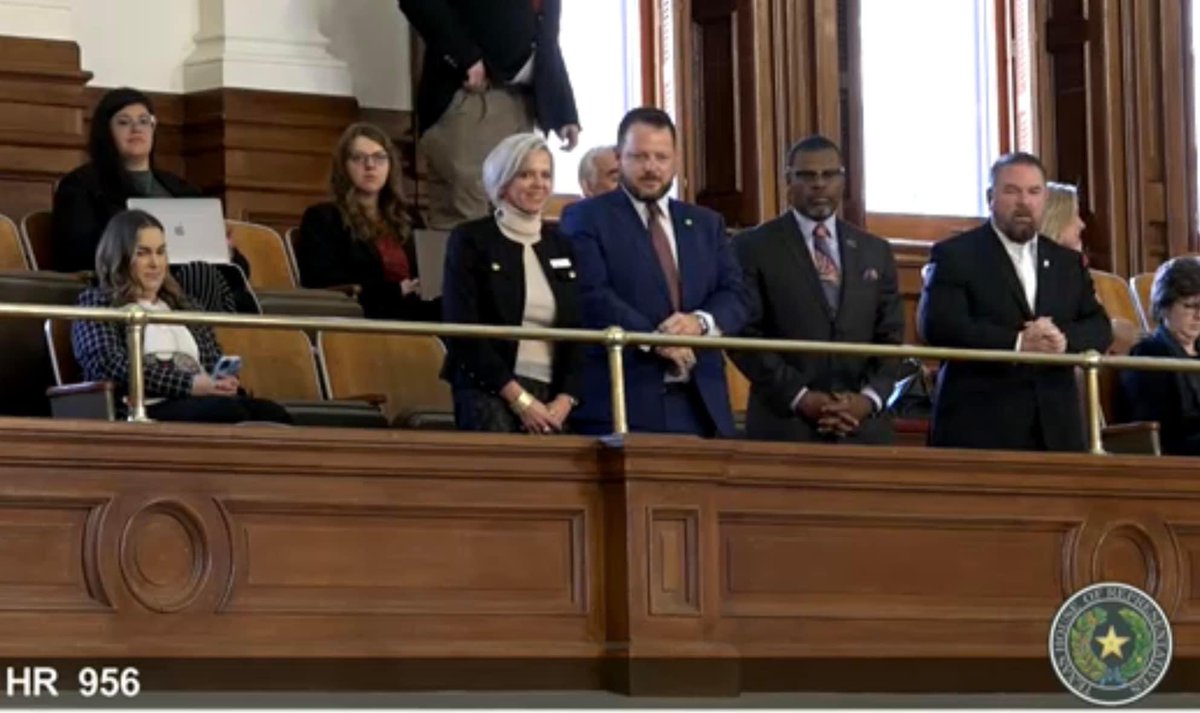 JohnLitzler's tweet photo. Wonderful to see Texas Baptists pastor Dr. Michael Evans, Sr. be recognized alongside the Mansfield City Council in the Texas House today. @TxCLC is thankful for his service and leadership. https://t.co/ryUeUTSbzF