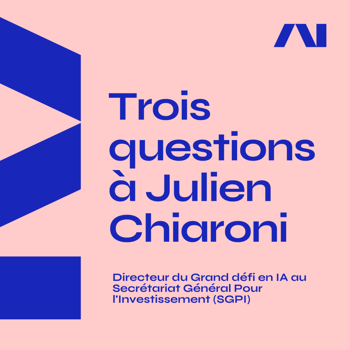 PositiveAI__'s tweet photo. [#PositiveAIExperts] 

Selon Julien Chiaroni, Directeur Grand Défi IA (SGPI) "Ia consolidation d’un écosystème d’acteurs engagés dans une démarche de co-construction est indispensable".

L'interview complète à découvrir ici 👉:  https://t.co/mmP13xI2XX https://t.co/FdMMszTZ8T
