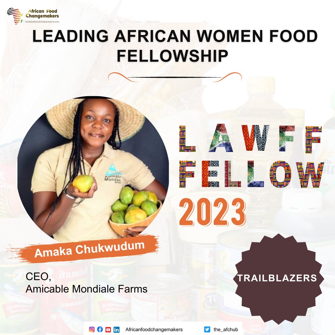 the_afchub's tweet photo. They are exceptional changemakers who have made remarkable advances in the African food landscape and created a path for others to follow.

We recognize and celebrate their enthusiasm, commitment, and resilience.

Visit https://t.co/Mr1pYF61yT to learn more https://t.co/xyEptCLhnZ