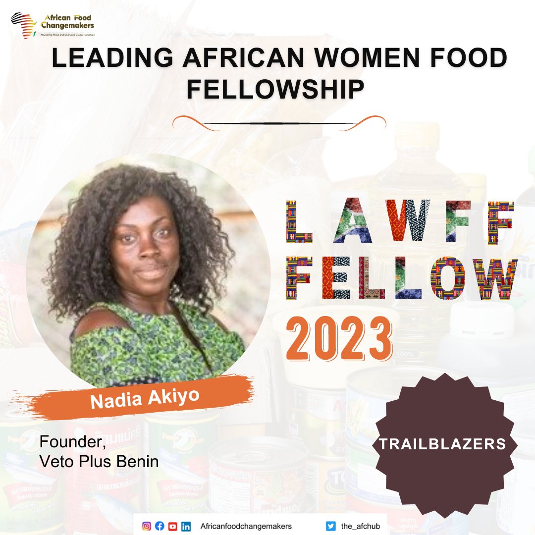 the_afchub's tweet photo. They are exceptional changemakers who have made remarkable advances in the African food landscape and created a path for others to follow.

We recognize and celebrate their enthusiasm, commitment, and resilience.

Visit https://t.co/Mr1pYF61yT to learn more https://t.co/xyEptCLhnZ