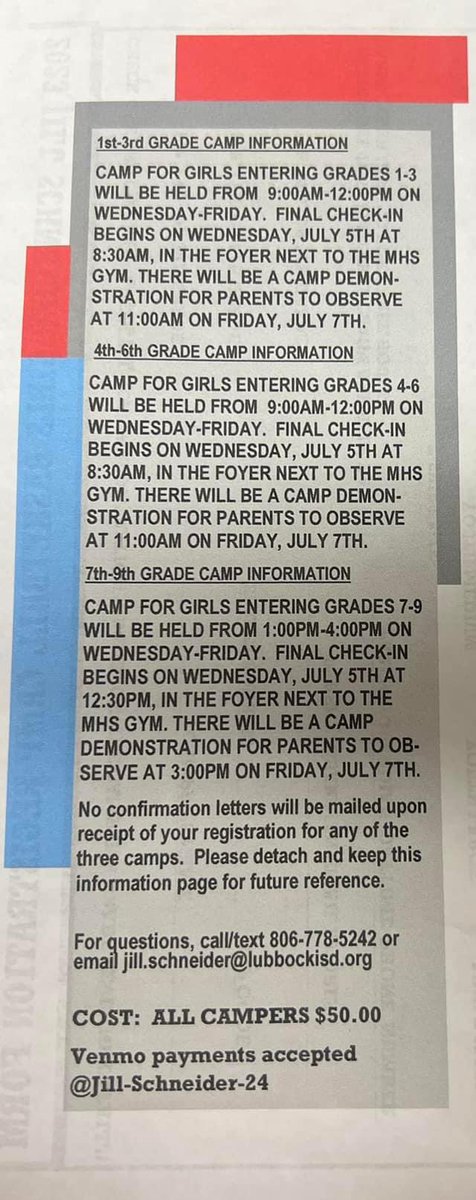 montereyGBB's tweet photo. Hey guys!! Here is information on our camp this summer!! July 5th-7th!!

Link to register online: 

https://t.co/iquzrujBVa https://t.co/upeHteGcay