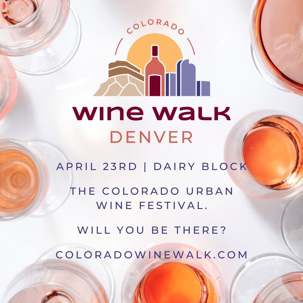 BuckelFamily's tweet photo. We are excited to attend the second annual @cowinewalk. 🥂⁠
⁠
The Colorado Wine Walk is an exclusive wine festival on the front range, featuring 12 of Colorado's best urban and Western Slope wineries. #BuckelFamilyWine is thrilled to be a featured win… https://t.co/2HVLtQFhjw https://t.co/GNA9jxioT2