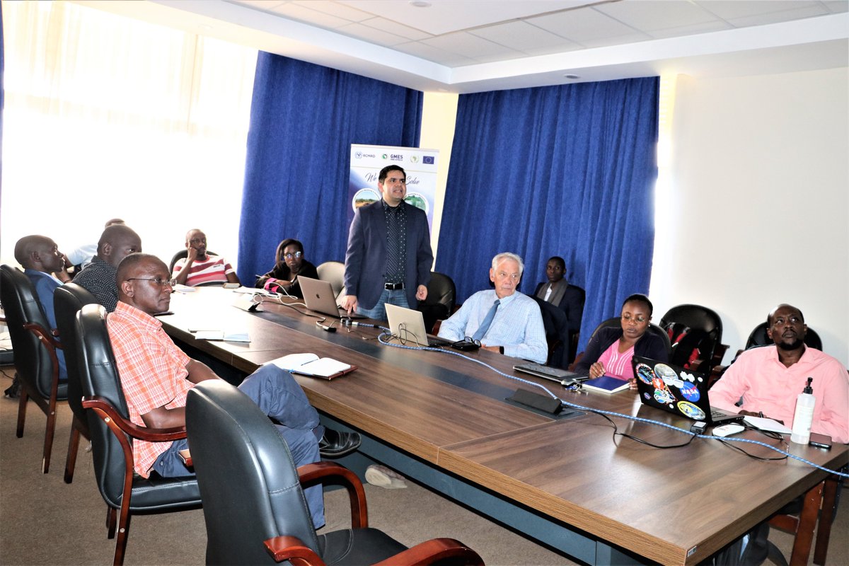 RCMRD_'s tweet photo. Pivotal visit to Kenya &amp; Rwanda by SERVIR E&amp;SA Applied Science Team from NCAR, to prep for implementation of "enhancing air quality decision-making in Eastern &amp; Southern Africa project". Rajesh Kumar &amp; Roeloff Bruintjes conducting fruitful discussions with #SERVIRESA @RCMRD team. https://t.co/fktveqyZSx