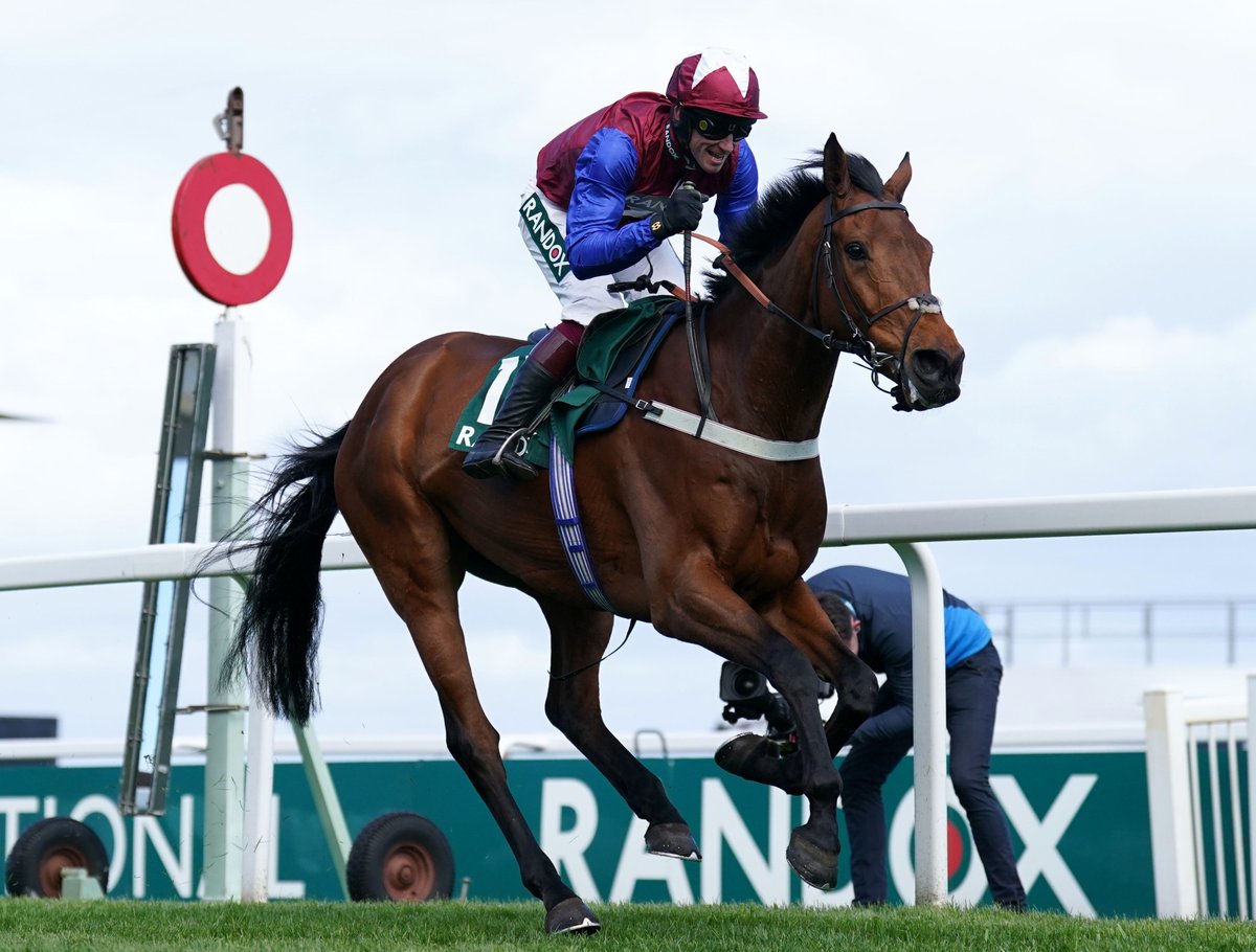 A proper pointing success! 🥇🏆👏 Congratulations to Cornish-born / Somerset-based jockey @william_biddick and Dorset-based trainer Chris Barber on winning the Foxhunters' Open Hunters' Chase at @AintreeRaces with Famous Clermont! 🏇 📸 Tim Goode / PA