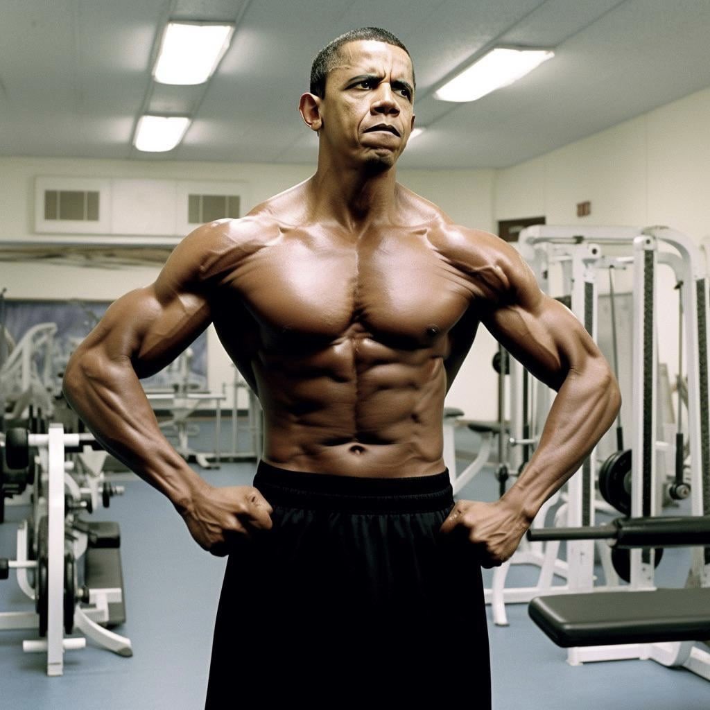 NBAdeepfakes's tweet photo. Presidents as bodybuilders. https://t.co/pO5fse4MAk