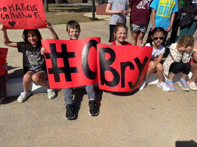 TRRussell1's tweet photo. What a great send off Marcus HS and Highland Village gave to our girls this morning! State Bound! Let’s go Marcus!! @BryRussell0 https://t.co/RM0EfPjF7V