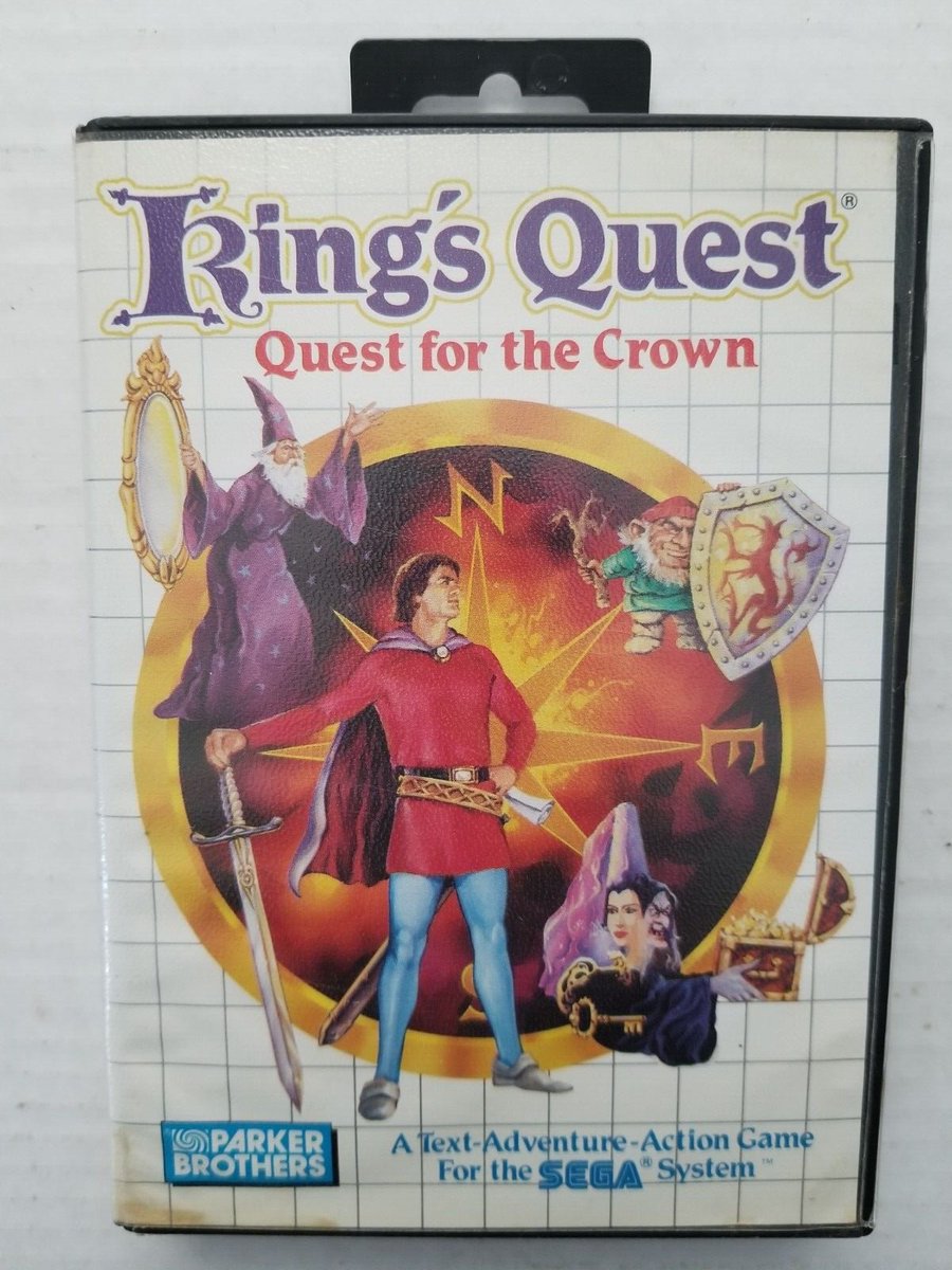 AdamCampetti's tweet photo. RT for below tagged companies to see
@NintendoAmerica/@SEGA should stick it to #gaming scalpers that charge too much for #RETROGAMING.
#SEGA did w/MUSHA on #NintendoSwitch.
Other games they could port are pictured.
#KingsQuest #PsychoFox #PanicRestaurant #McDonaldsTreasureLand https://t.co/UebulgNl9V