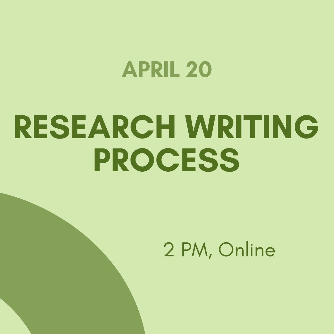 VCUWritingCtr's tweet photo. This week's workshops: 
-APA Workshop on Wednesday, April 19 at 12pm
-Research Writing Process Workshop on Thursday, April 20 at 2pm

#vcu #virginiacommonwealthuniversity #vcuwritingcenter #vcuwritestuff #vcurams #vcu2026 #vcu2025 #vcu2024 #vcu2023 https://t.co/jF8ieSKRS9