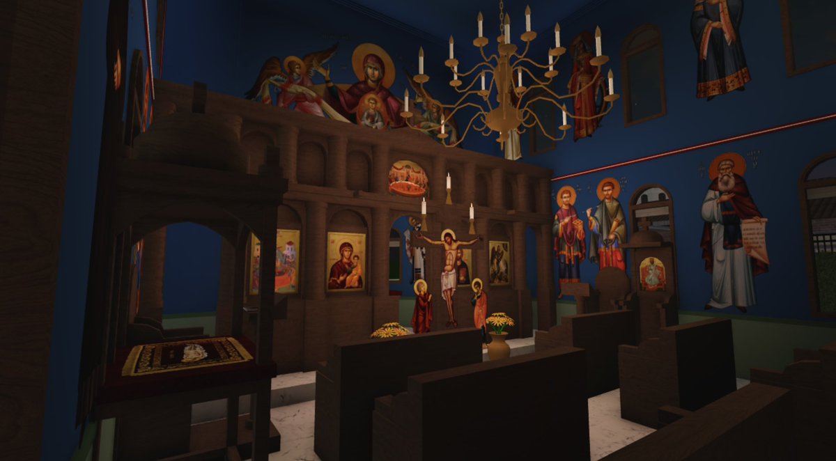 GOARCHBLOXBURG's tweet photo. Holy Cathedral of Panagia Soumela

It has been decided that the cathedral will be moved to the new church as it is much larger in size. 

Pictures from the morning of Great Thursday. https://t.co/7ppAQdNb86