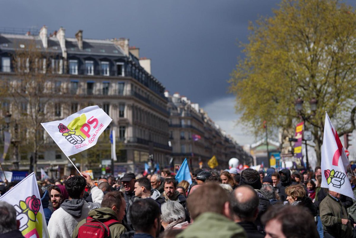 faureolivier's tweet photo. À la veille de la décision du Conseil constitutionnel, nous sommes toujours aussi déterminés. Que la #RéformeDesRetraites soit jugée constitutionnelle ou non, elle est injuste et illégitime. Ce qui justifie notre combat et son retrait. #64ansCestNon !

#Manif13Avril https://t.co/YLJO4awYPy