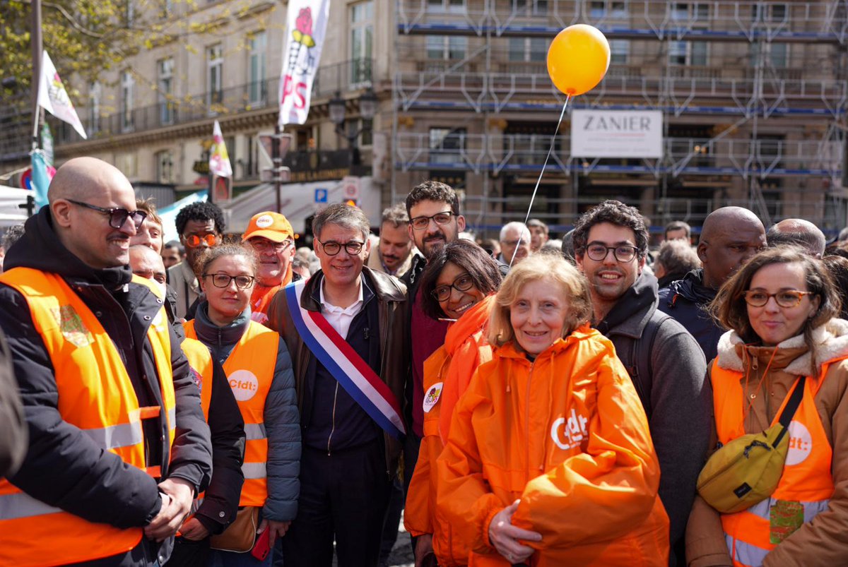 faureolivier's tweet photo. À la veille de la décision du Conseil constitutionnel, nous sommes toujours aussi déterminés. Que la #RéformeDesRetraites soit jugée constitutionnelle ou non, elle est injuste et illégitime. Ce qui justifie notre combat et son retrait. #64ansCestNon !

#Manif13Avril https://t.co/YLJO4awYPy