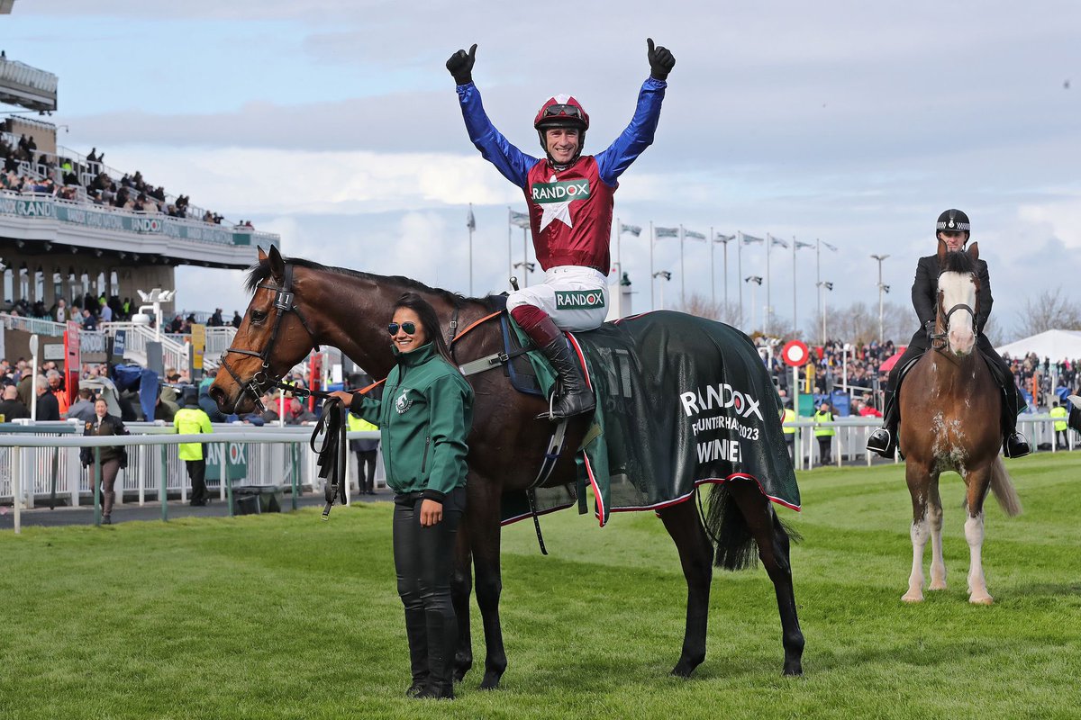 amajox's tweet photo. Congrats @amajox @willbiddick WINS 🦊#Foxhunters @aintree #FamousClermont @CBarberRacing #27ran #topride #topjock #champ #daytoremember #loveAintree ❤️@Point2PointAuth @THEPPORA @PointingDC @GoPointing #photocredit @deborahburt1 🌟👌🏇👏👏👏 https://t.co/eV6Drps6KL