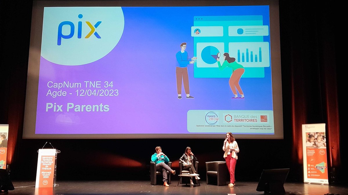 Un nouveau projet se prépare chez Pix… 🤫 On avait rendez-vous hier à Agde avec la DRANE de l’Occitanie et tous les acteurs des Territoires Numériques Educatifs pour parler parentalité numérique ! 💻