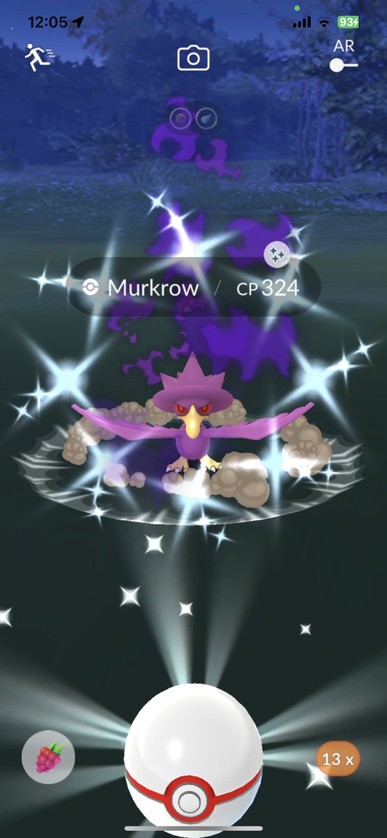 WcStryker's tweet photo. Finally opened dex for shiny murkrow🥰
Didn’t think this purple shiny is so beautiful 😌
40th shadow shiny ✨✔️
#Murkrow #Shadowshiny #Opendex https://t.co/X9rmhWzMwn