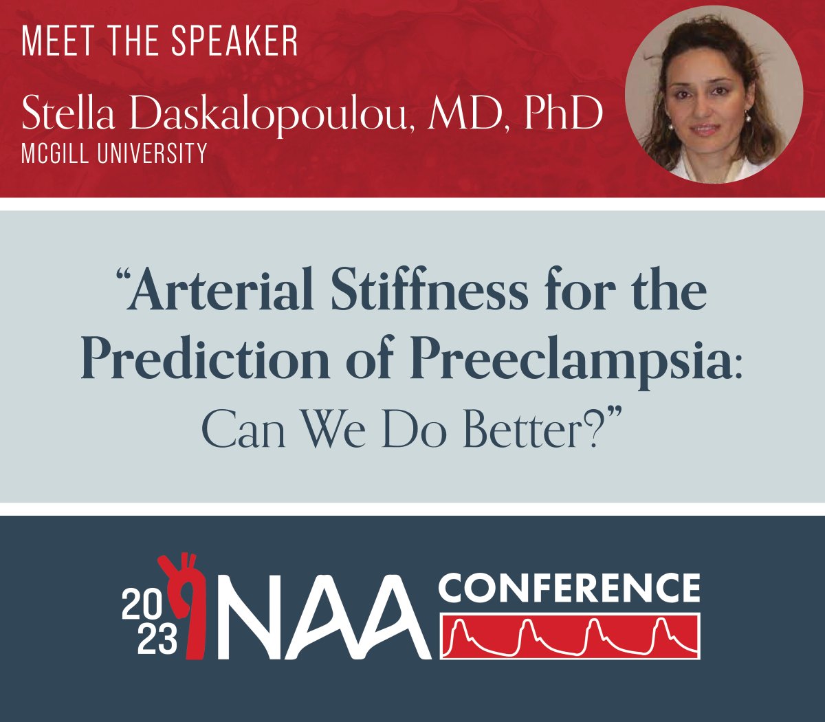 North American Artery Society (@naasociety) on Twitter photo Join Stella Daskalopoulou, MD, PhD as she speaks at the 2023 NAA Conference scheduled for June 16-17, 2023 in Iowa City, Iowa.
Register Today! naartery.org/2023naaconfere… Join Stella Daskalopoulou, MD, PhD as she speaks at the 2023 NAA Conference scheduled for June 16-17, 2023 in Iowa City, Iowa.
Register Today! naartery.org/2023naaconfere…