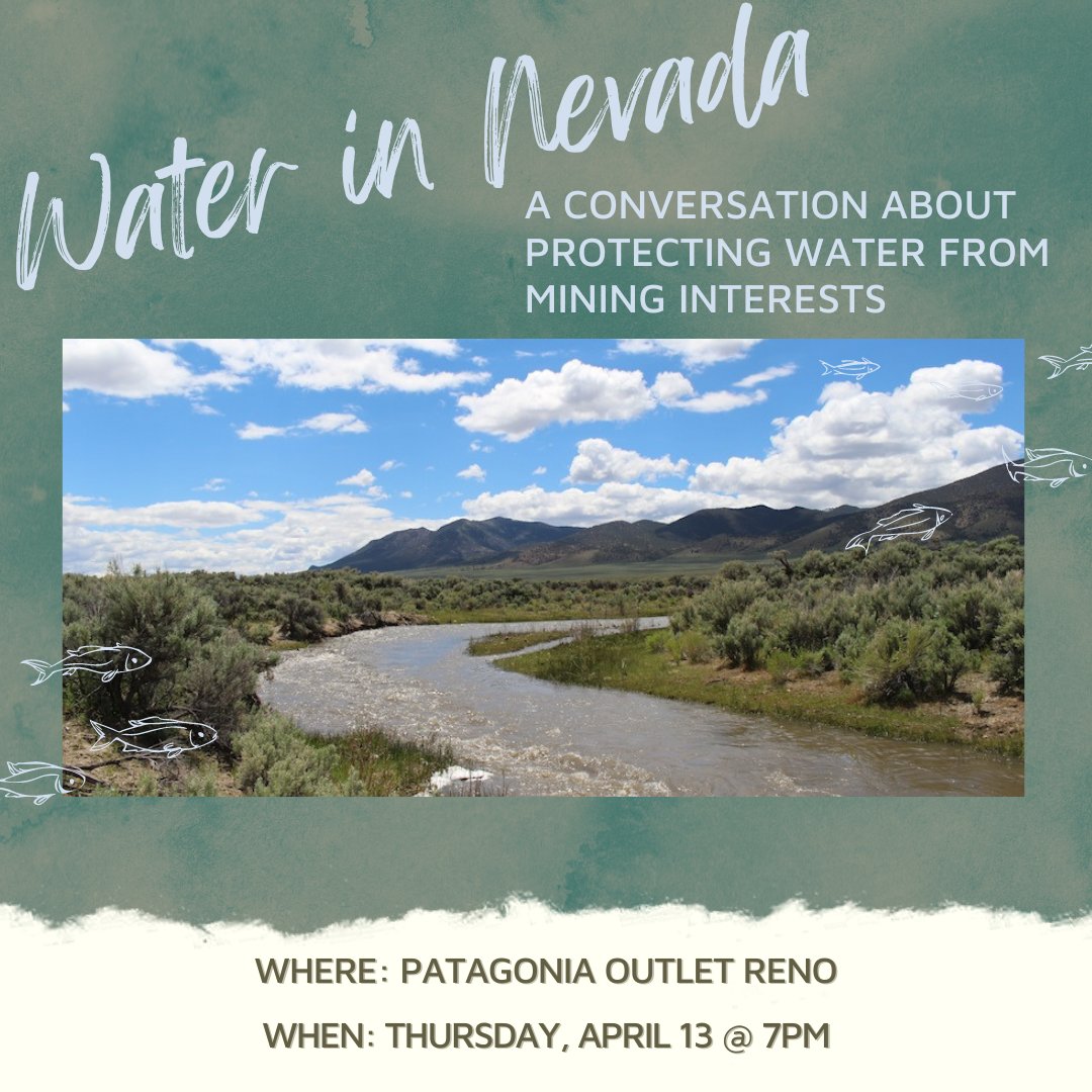 basin_watch's tweet photo. Join the Nevada Mining Reform Coalition, directly affected community members and Great Basin Resource Watch, for a conversation regarding water protection in the state of Nevada. Light refreshments will be provided!
RSVP here:
https://t.co/u2R4DMxIS1 https://t.co/W7KCFMMkx9