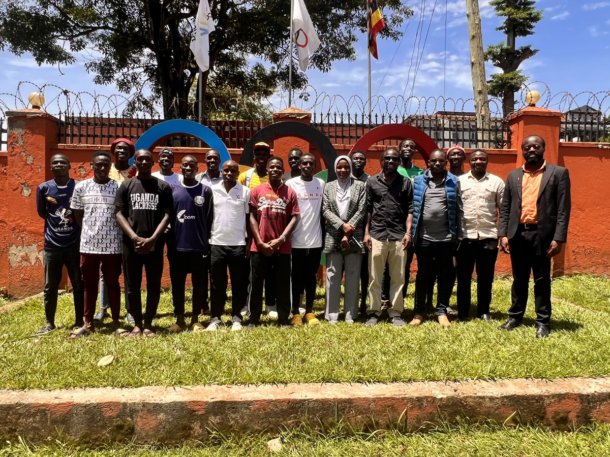 bkwesiga's tweet photo. BREAKING NEWS: The National @UgandaLacrosse Men’s Team’s visas application was approved by the @usmissionuganda in Kampala this afternoon following their interviews. Personally, it was great to finally meet the team earlier, and we were joined Ms. Nuru Nakazzi (@NCSUganda1), Mr. Isaac Ssekamwa (Team leader/General manager), as well as Mr. @ken_kasule7 (Acting ULA President)