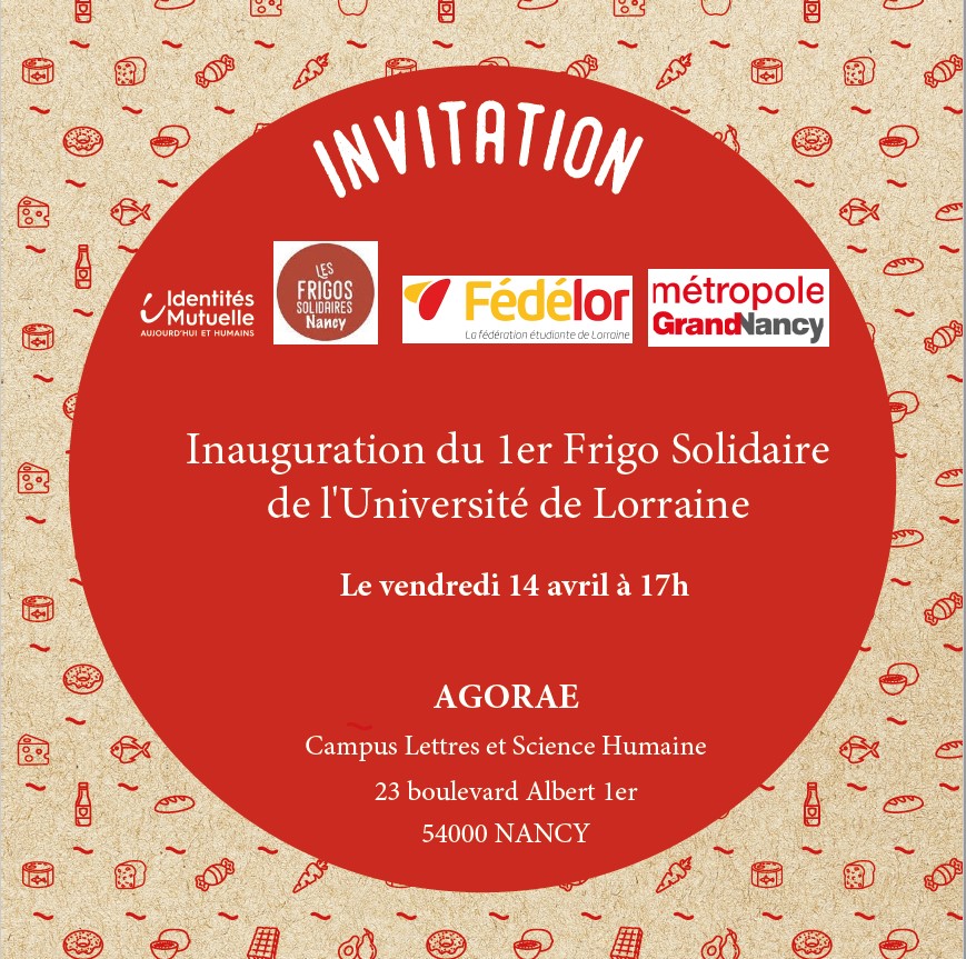 Demain ouverture d'un nouveau #Frigosolidaire dans une #université  à #Nancy pour les #étudiants par les étudiants de <a href="/fedelorraine/">Fédélor</a>  et #lesFrigososlidairesnancy à l' #AGORAé financé par @Grand_Nancy  #alimentation #précaritéétudiante