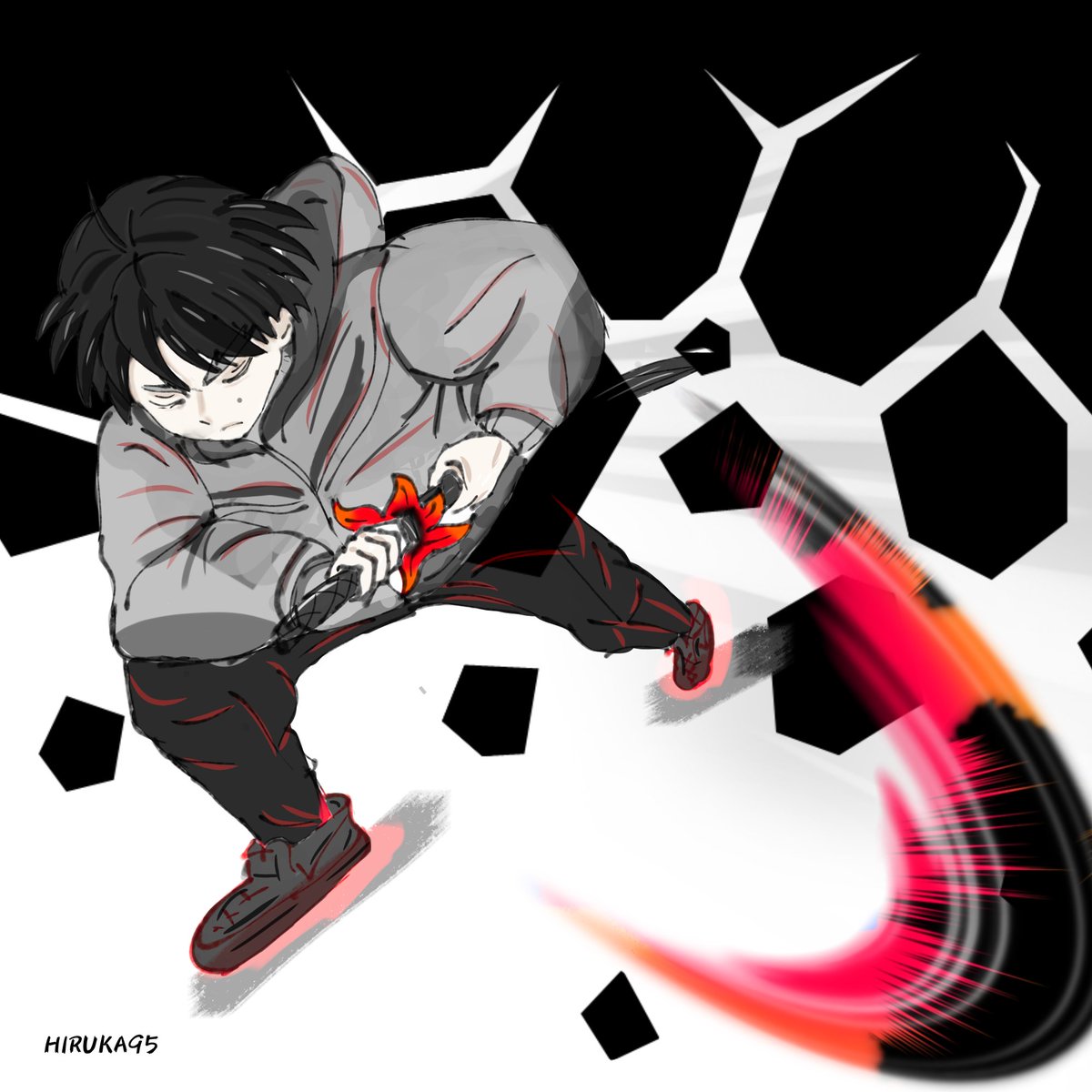 Hiruka95's tweet photo. Remodel Zenitsu🤣 still learning. https://t.co/jIW8QbK4ZI