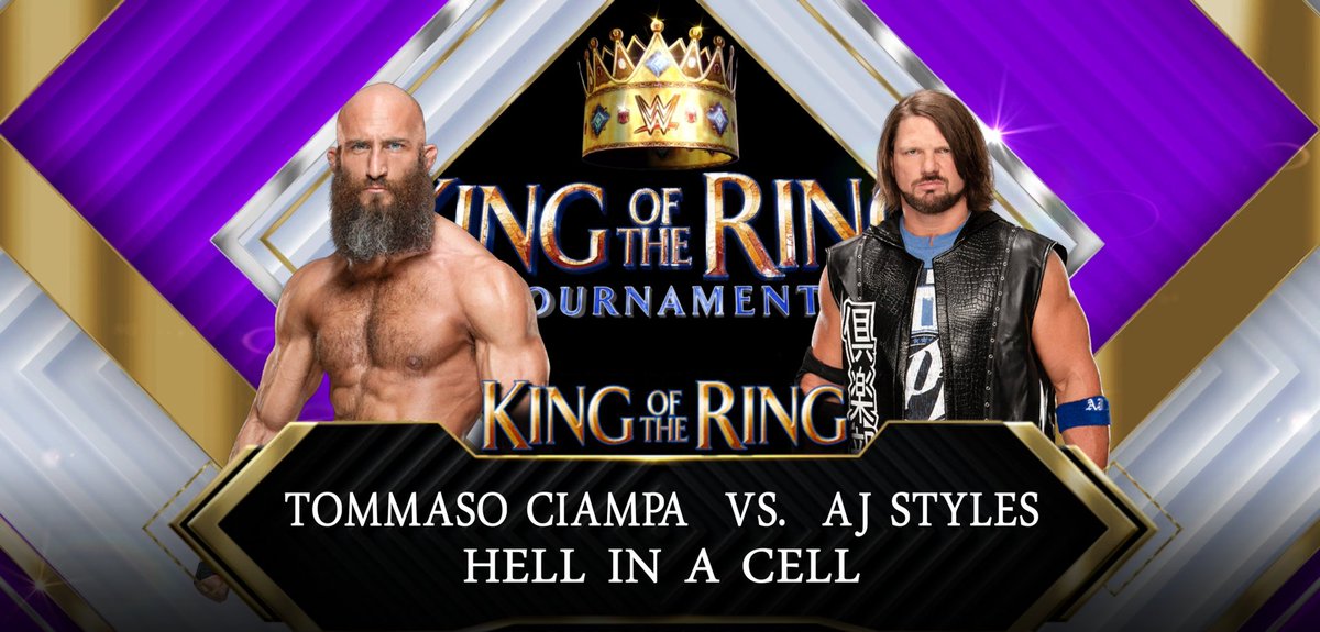 WWEuniverse2k23's tweet photo. The stipulation has been agreed by our two GMs and the final of the KOTR tournament will be decided in a hell in a cell on our upcoming PPV! #WWE2K23 #WWERaw #SmackDown @Pepp3rMan https://t.co/rPRYrsJfIr