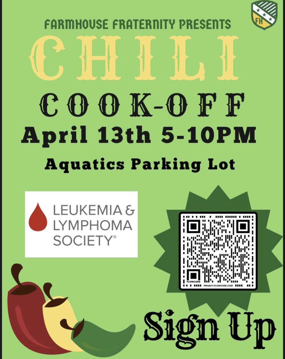 We hope to see y’all today at chili cook-off. Guests entry fee is $10 which includes 10 tasting tickets. Judging starts at 9!