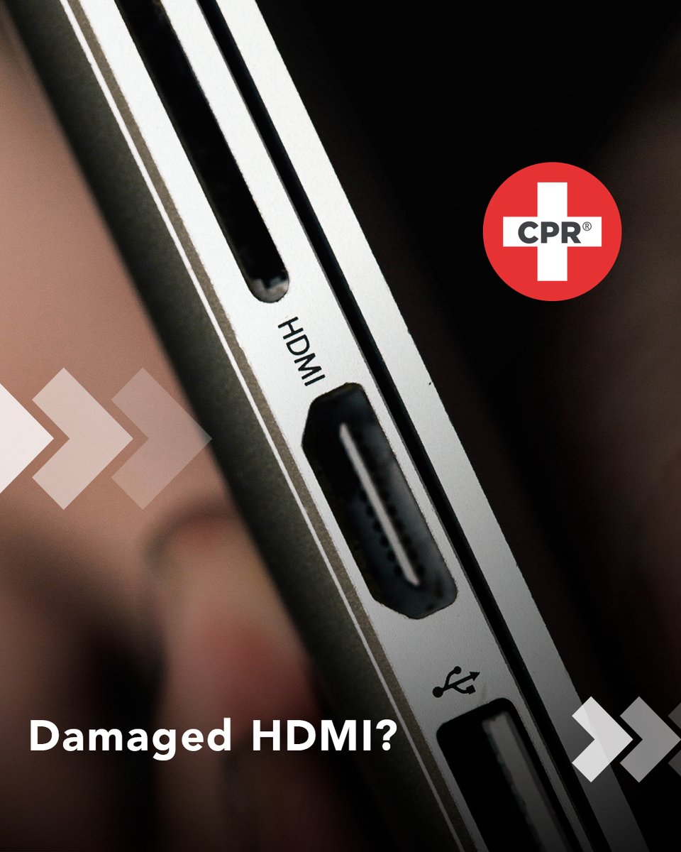 Whether you’ve damaged your game console’s HDMI or your laptop’s HDMI, CPR Cell Phone Repair is here to help with HDMI port replacement services!

Find repair near you: cellphonerepair.com/locations/