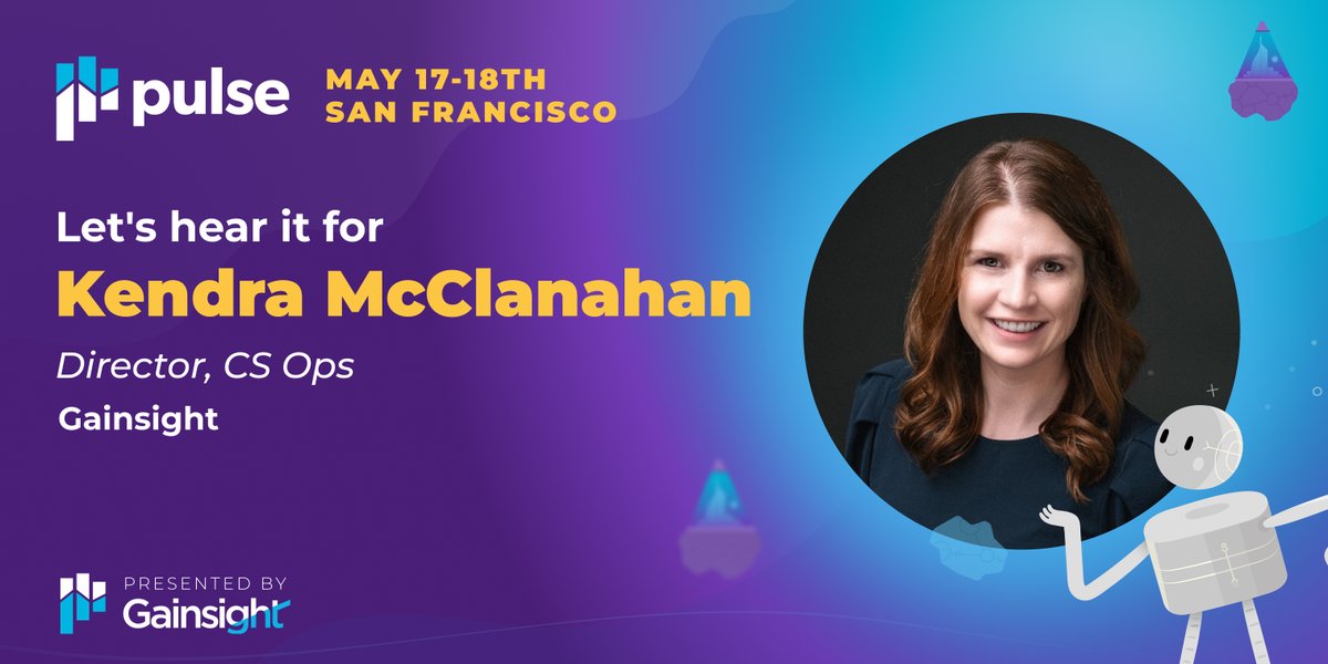 kendram23's tweet photo. I'm looking forward to taking the stage at @GainsightHQ's Pulse this year! 

I'll share how we revised our customer health score methodology to meet the needs of the changing economy and more effectively manage risk.

There's still time to register, use RALLY-KENDRA for 35% off! https://t.co/iM20gdkw2b