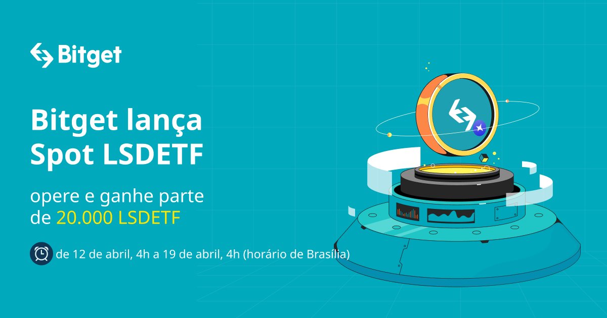 bitget_pt's tweet photo. A #Bitget lançou oficialmente #LSDETF! 🔥
O $LSDETF é um #ETF Spot projetado para acompanhar as tendências de preços de ativos populares no segmento de derivativos de Staking líquidos 👀
Negocie e ganhe parte dos 20.000 #LSDETF para distribuir 👉 https://t.co/toBGlTK8iY https://t.co/K3MfG2tr42