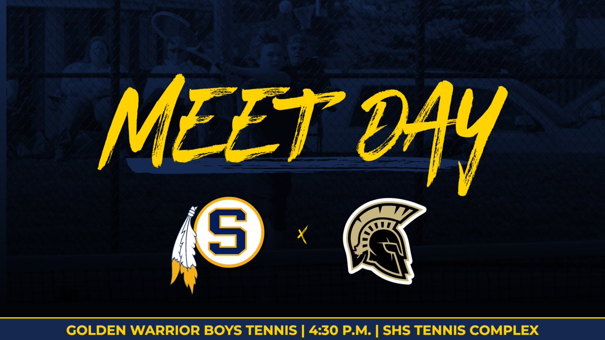 shs_gldnwarrior's tweet photo. Boys 🎾 on the home courts for just the second time this season today!
➡️Golden Warriors Vs. Sycamore
📲Digital program: https://t.co/aT3KEradm9
Let’s #GOldenWARRIORS! #BeatSycamore https://t.co/yRxArkJP28