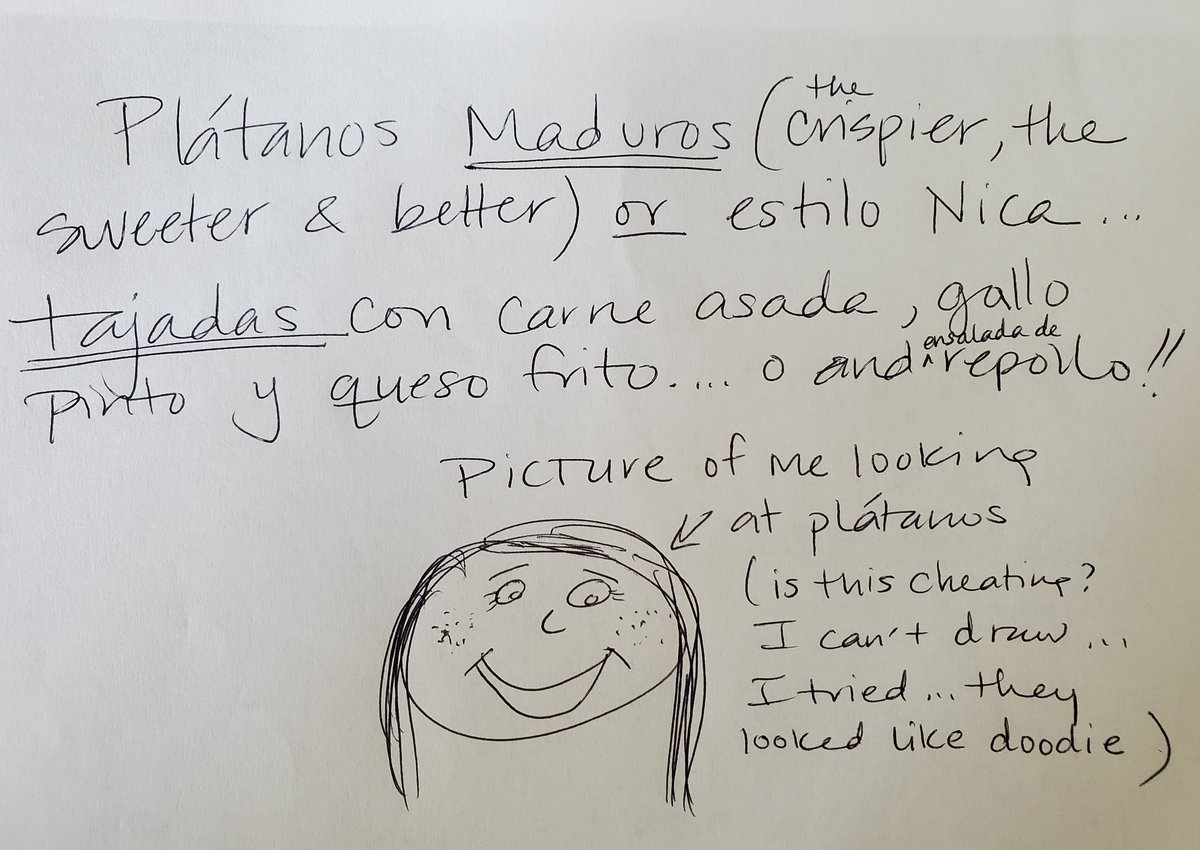 Ummm. I know. I'm cheating...but my plátanos looked like doodie. There's a reason I am not an author-illustrator. Thanks for the fun @AReynosoMorris
#platanosarelove