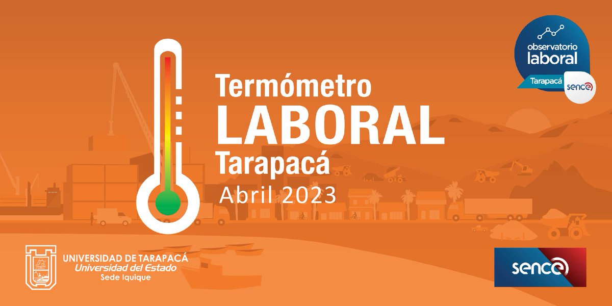 OLTarapaca's tweet photo. Compartimos con ustedes el último Termómetro Laboral del Observatorio Laboral del SENCE de la Región de Tarapacá, correspondiente al mes de marzo 2023
#sencetarapaca #UTarapaca #Tarapacá #Iquique #ObservatorioLaboral #termómetrolaboral
https://t.co/IoKkOXnk9i https://t.co/ZJSVNXFyWq