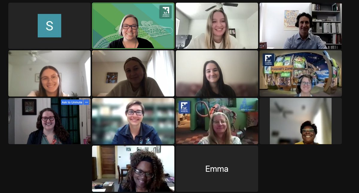 AFishNamedMeg's tweet photo. Today in @UFMuseumStudies Museum Education Class, educators from @FloridaMuseum, @HarnMuseumofArt, @SFTeachingZoo, @MathesonMuseum, A Quinn Jones Museum, and the City of Gainesville Parks, Recreation and Cultural Affairs Department shared their experiences with our students https://t.co/iYQIZbrV2b