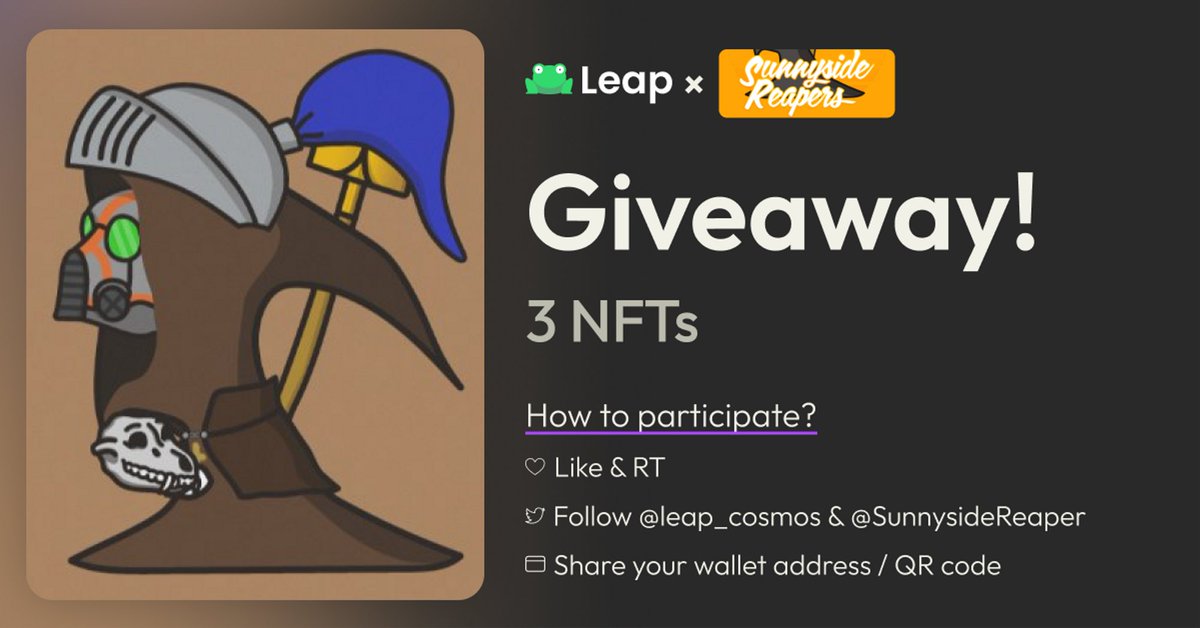 Leap Wallet | Sunset on 28th May tweet media