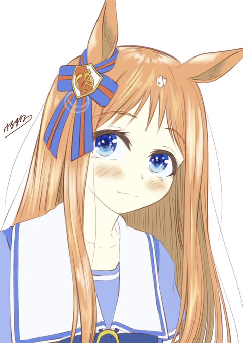 覗き込むグラス#ウマ娘 #グラスワンダー 