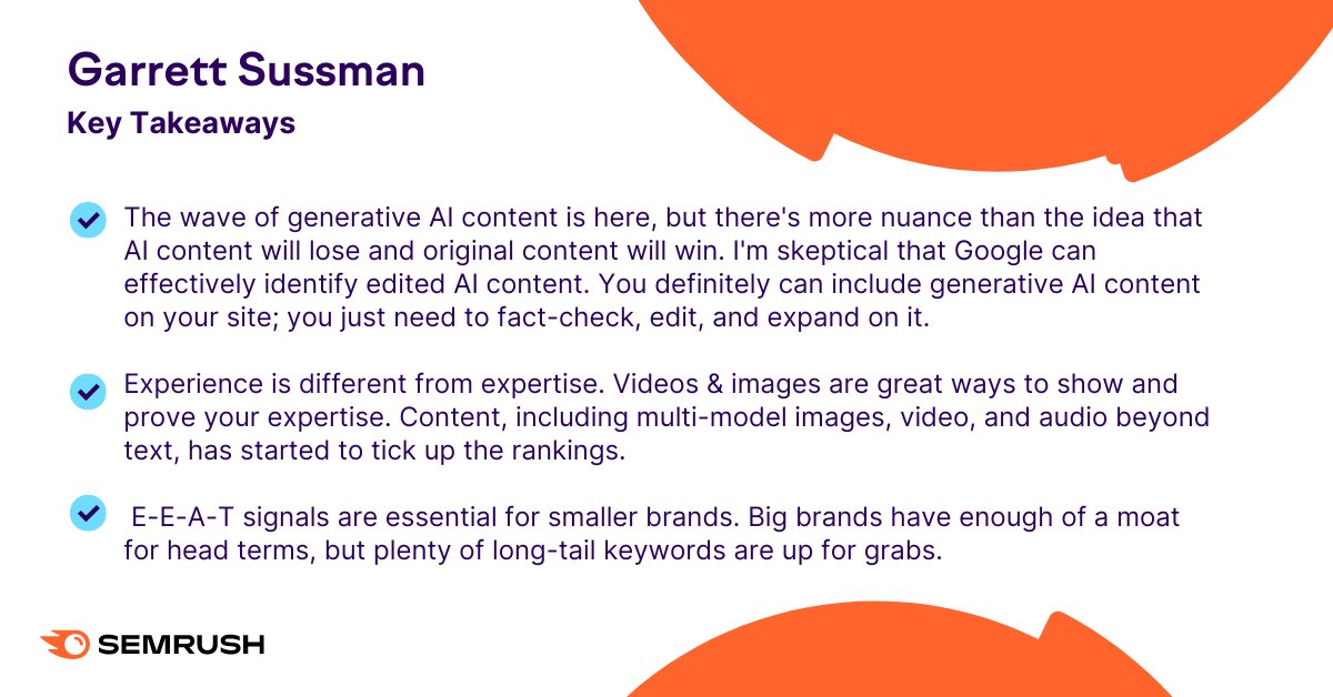 semrush's tweet photo. We're taking notes from @garrettsussman as well โ๏ธ #SemrushTwitterSpace https://t.co/zAGOpZb58d