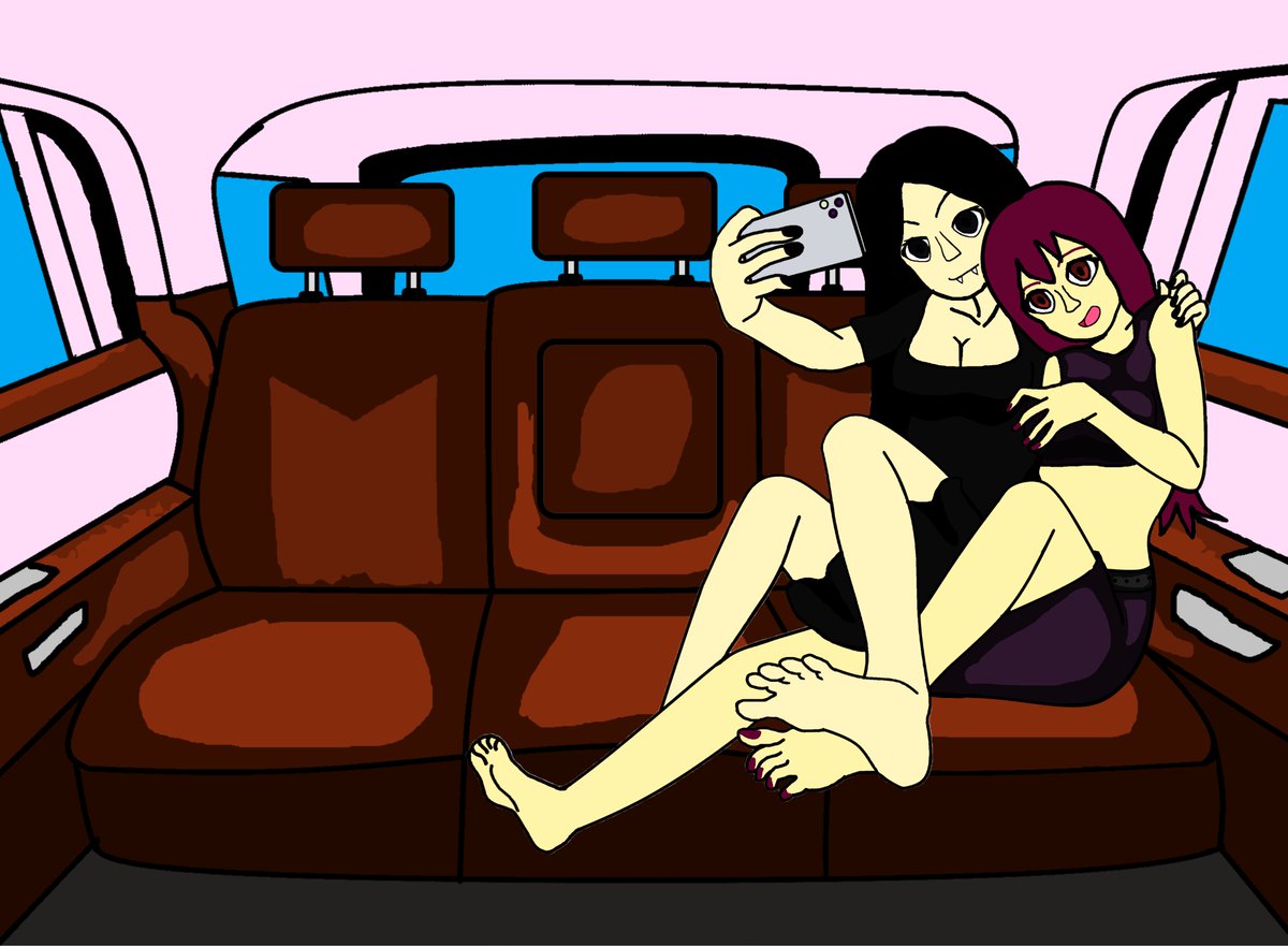 mavkayuri's tweet photo. Are they taking selfies? #goth #NFT #originalcharacter #animegirl  #egirlstyle #illustration #art #aesthetic #artstyle #characterart #illustration #goth #gothaesthetic #demongirl #animeart #vampire #vampiregirlfriend #vampiregirl #artcollector #gothbeauty #mavka #drians #nftart https://t.co/cijoamKWvS