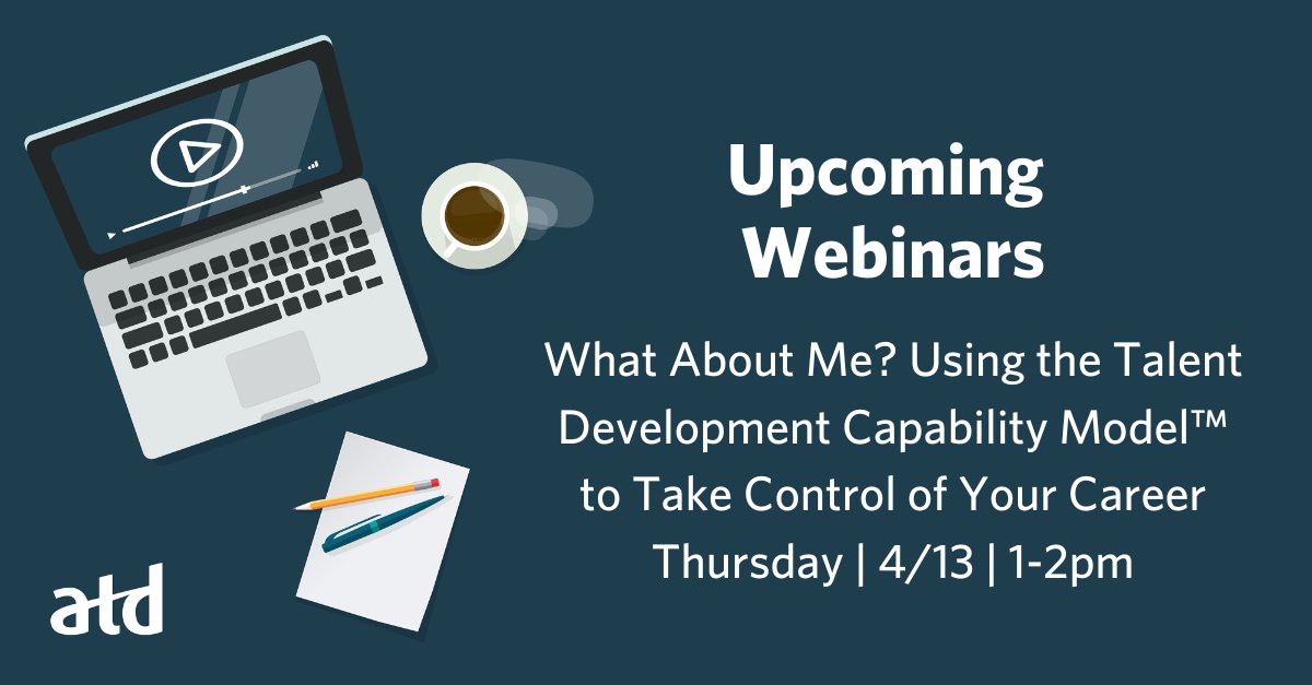 atd's tweet photo. Take control of your career by identifying your knowledge and skills gaps to create a personalized learning plan to start brushing up on your skills. 

Learn more: https://t.co/k0xfDMZf7A
#CapabilityModel #upskilling #mycareer https://t.co/Vb770sHoKn