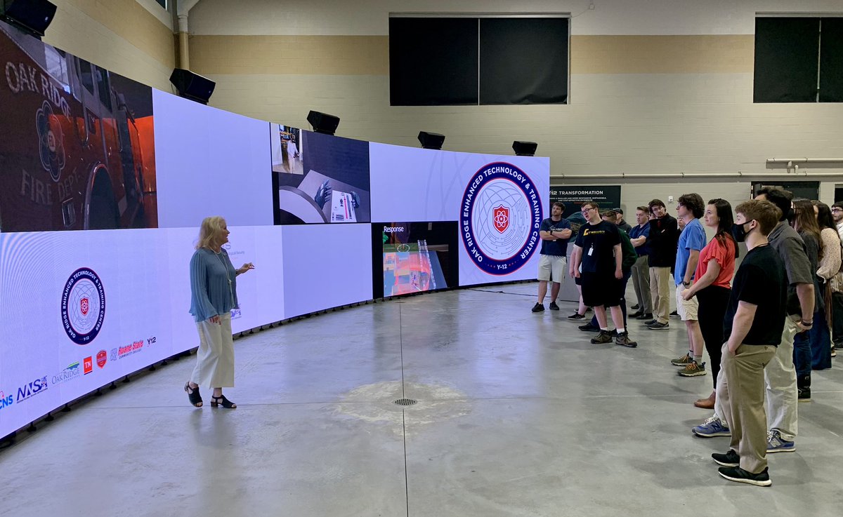 y12nsc's tweet photo. We enjoyed hosting #ANS2023StuCon attendees at Y-12 today. The students received a site overview, toured the site, and visited the Oak Ridge Enhanced Technology and Training Center. CNS is a proud Torchbearer sponsor of the conference at @UTKnoxville. #ANSstudent @ANS_org @UTANS https://t.co/Bz15PO9jKn