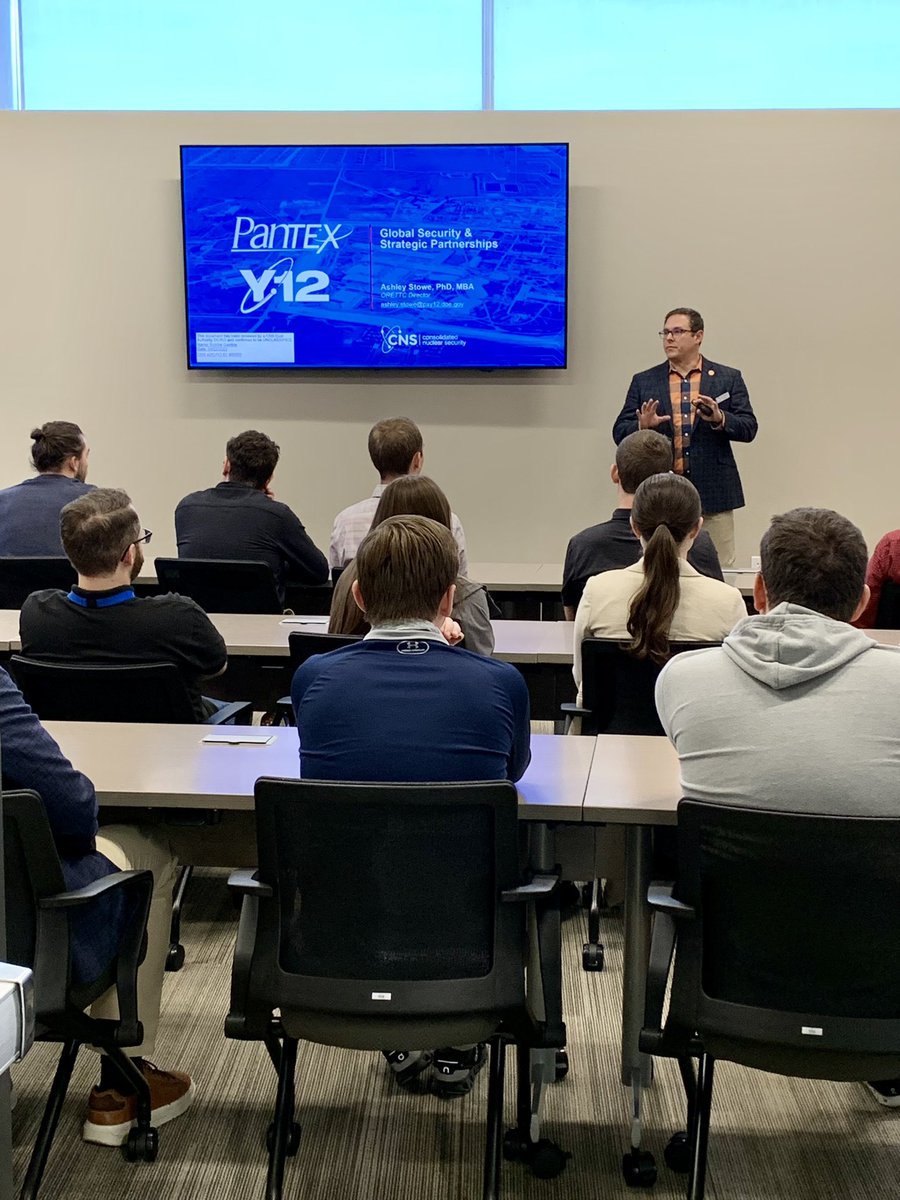 y12nsc's tweet photo. We enjoyed hosting #ANS2023StuCon attendees at Y-12 today. The students received a site overview, toured the site, and visited the Oak Ridge Enhanced Technology and Training Center. CNS is a proud Torchbearer sponsor of the conference at @UTKnoxville. #ANSstudent @ANS_org @UTANS https://t.co/Bz15PO9jKn