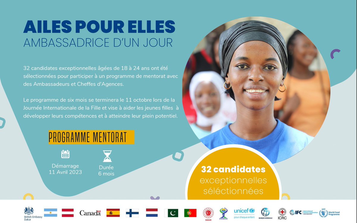 AmfeSenegal's tweet photo. @AmfeSenegal a de bonnes nouvelles aujourd'hui! Notre présidente de cellule de ASNDE Balla Hawa Ba @vaBa93031753 et notre chargée de relations extérieures @NdiayeNani2000 sont parmi les 32 sélectionnées pour le programme de mentorat Ailes pour Elles @UNICEF. Bravo les filles! https://t.co/FBNICsOBHL