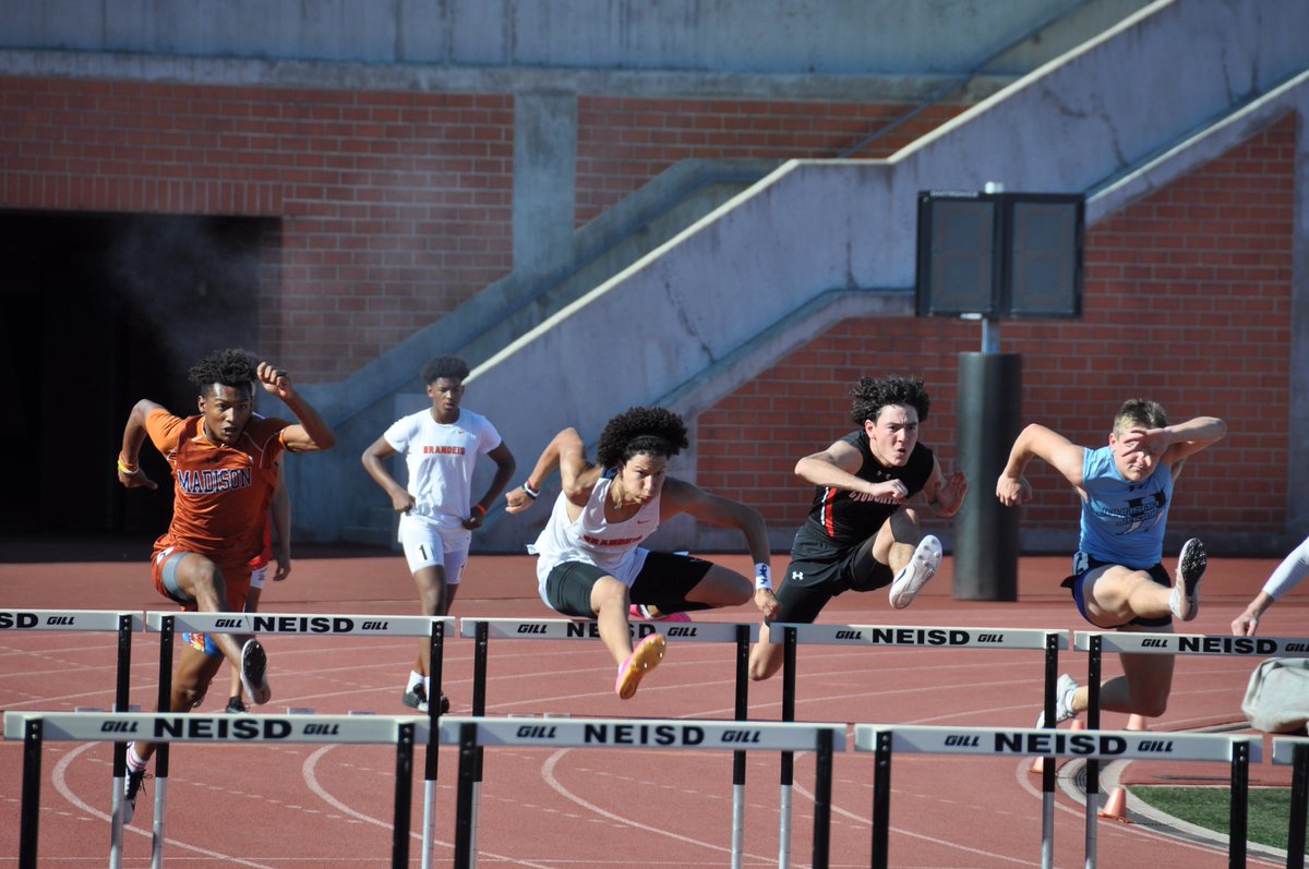 James "Zach" Voss (@jzachvoss) on Twitter photo Took 1st in the 110mH with 14.38s🥇
Ready for District Finals this afternoon🏃💨
#RepTheB #HardWorkPaysOff #OnAMission
<a href="/BrandeisTrack/">BHS Track & Field</a> <a href="/NISDBrandeis/">Brandeis High School</a> Took 1st in the 110mH with 14.38s🥇
Ready for District Finals this afternoon🏃💨
#RepTheB #HardWorkPaysOff #OnAMission
<a href="/BrandeisTrack/">BHS Track & Field</a> <a href="/NISDBrandeis/">Brandeis High School</a>