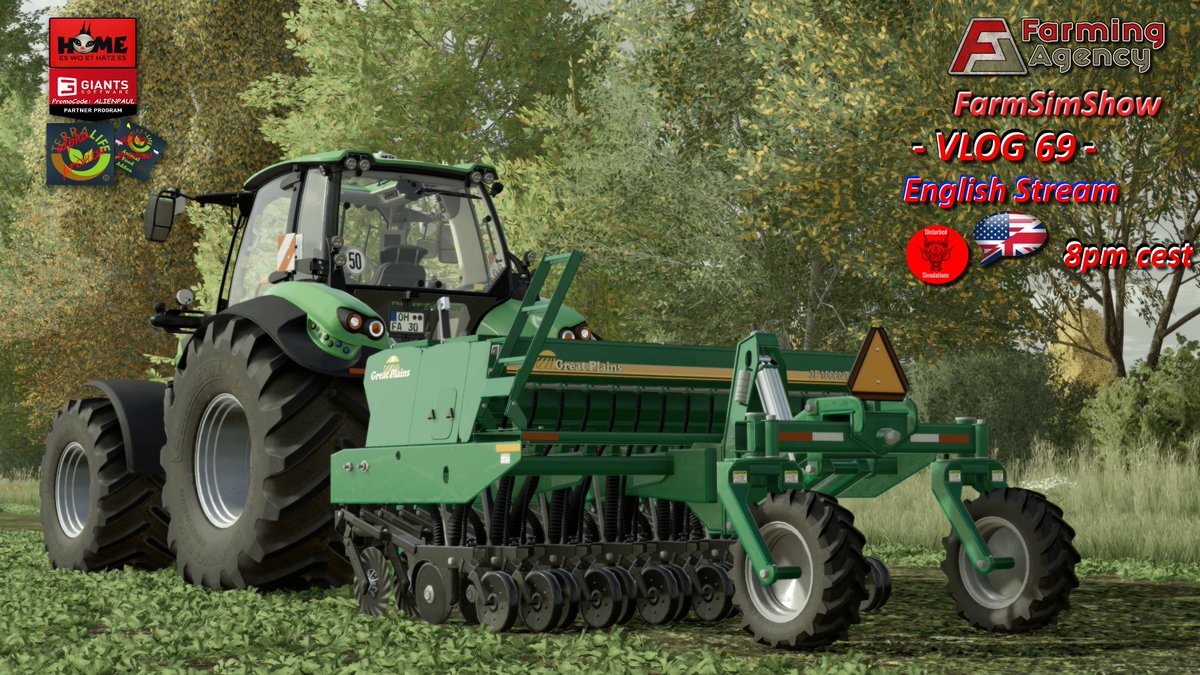 FarmingAgency's tweet photo. #Livestream 8pm cest
#Vlog69
#EnglishStream
#FarmingSimulator22
#TerraLifeAlpha
#FarmLikeNeverBefore
#MasterOfBales
#FoodIsLove
#SupportingUsDoesNotHurtYou

#Year2SeasonsPass PromoCode ALIENPAUL
#DSV
#TerraLife alpha Streams

https://t.co/Pe8syRiwPM https://t.co/vAFnCptT1H