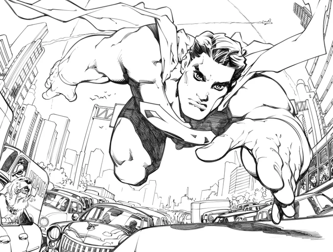 whew, pencils done

gonna be inking this spread today 