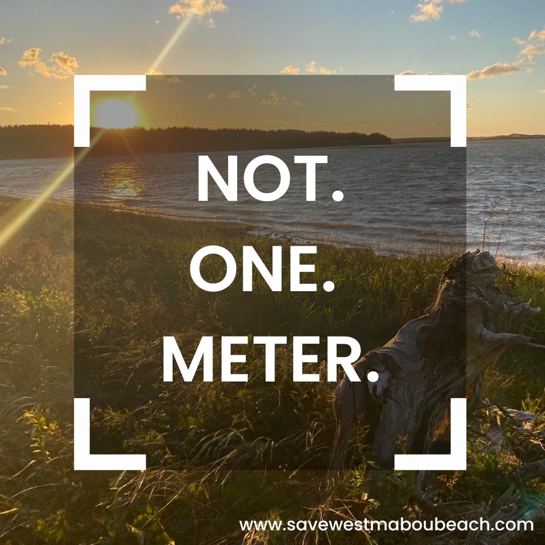 SaveMabou's tweet photo. The message is loud and clear: West Mabou Beach Provincial Park is not up for sale, for lease, for anything. @TimHoustonNS it's time to end this farce already. 

#nspoli #savewestmaboubeach 
https://t.co/DaEpTt6pry https://t.co/N7L0hEOwpn