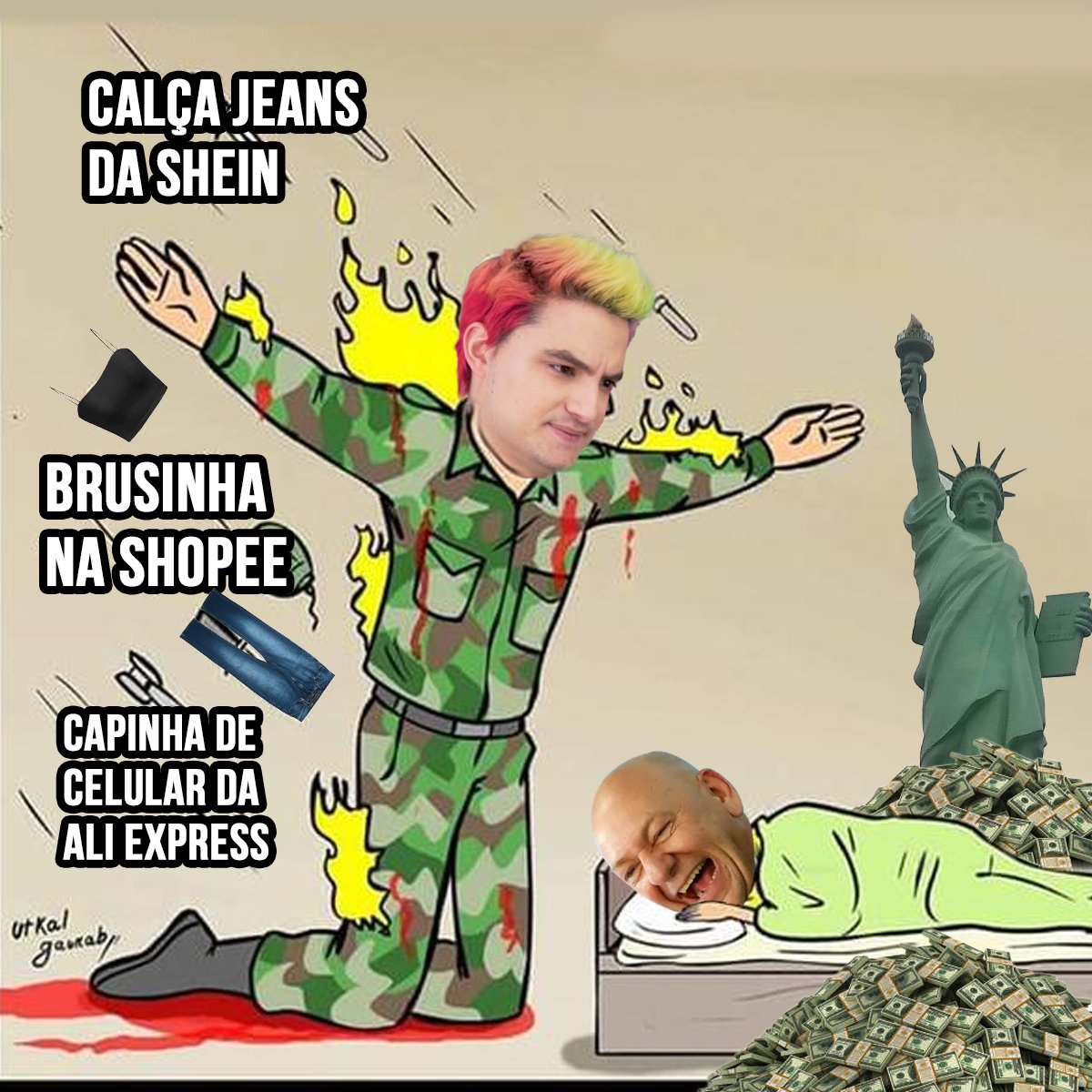 JunitoMBL's tweet photo. Felipe Neto entrou em campo pra ajudar a convencer a população que é bom pagar muito mais caro em produtos da Shopee, Shein e Ali Express.

O Véio da Havan pode ficar tranquilo. Só ele vai poder comprar da China barato e depois revender muito mais caro e sem concorrência. https://t.co/wYfJiBLjVV