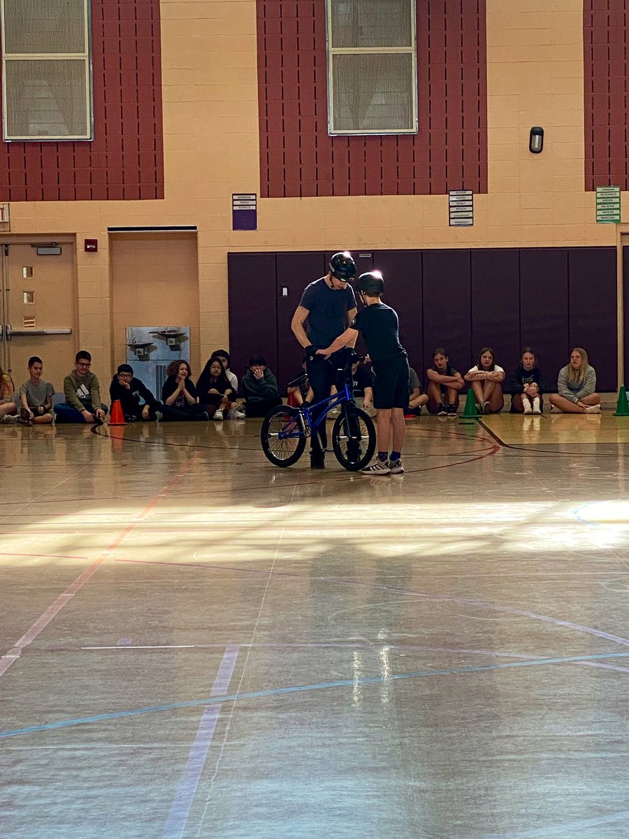 MrsBetken's tweet photo. I highly recommend having @mattwilhelmbmx for your next assembly! Our students had a blast! A great message and a ton of fun 🚲 https://t.co/cqB2o7VdIJ